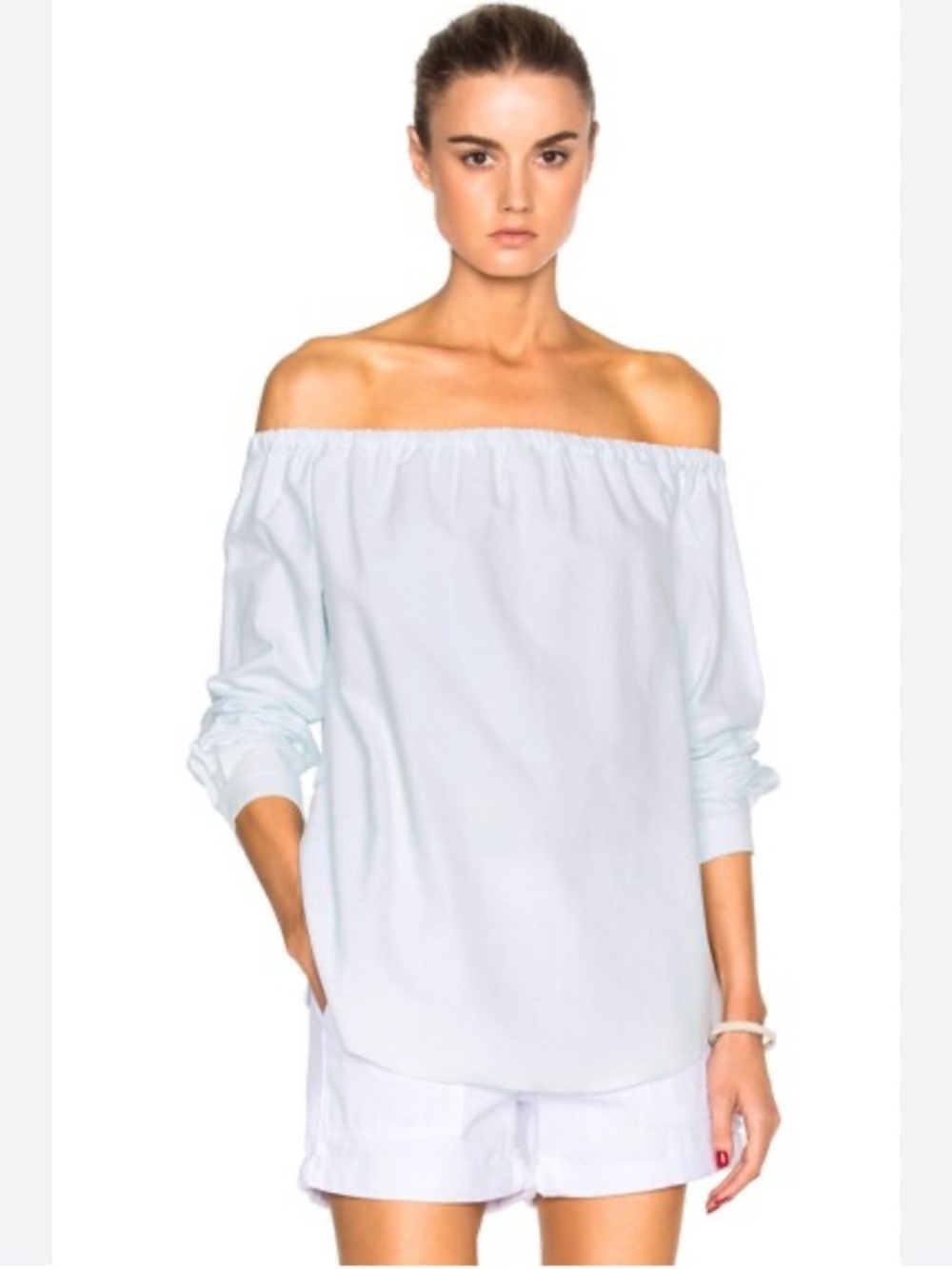 Rag & Bone Soft Blue Cotton Top S